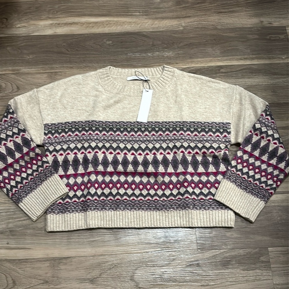 **NWT** Harper Lane Merino Wool Blend Sweater - Picture 2 of 6